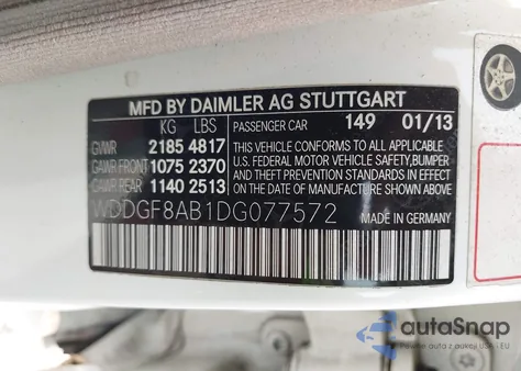 2013 Mercedes-Benz C 300 Sport 4Matic from USA, damaged, VIN WDDGF8AB1DG077572